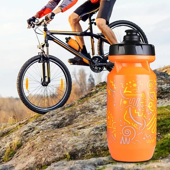550ML Squeezing Type Bike Water Bottle Leakproof Reusable Bottle For Home Car Office Termos Para El Agua бутылка для велосипеда