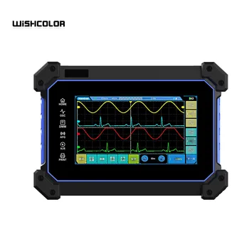 Цифровой осциллограф Wishcolor Hantek TO1254C 250 МГц с 4-канальным осциллографом 1GSa/s с Функцией мультиметра (модель опциональна)