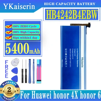 5400 мАч HB4242B4EBW Аккумулятор Для Huawei Honor 6 Honor6 4X 7i H60-L01 H60-L02 H60-L11 H60-L04 Для Мобильного телефона Honor 4X Che2-l11