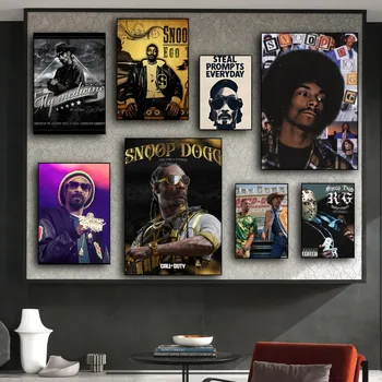 Принты плакатов Snoops D-Dogg, настенные панно, украшения для дома в гостиной