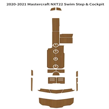 2020-2021 Mastercraft NXT22 Плавательная Платформа Кокпит Коврик Лодка EVA Пена Тиковая Напольная Основа Самоклеящийся Стиль SeaDek Gaterstep