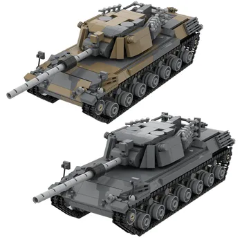1045ШТ WW2 Military MOC Germany Leopard 1 Основная модель боевого танка DIY творческие идеи высокотехнологичная детская игрушка в подарок Блоки бронированных автомобилей