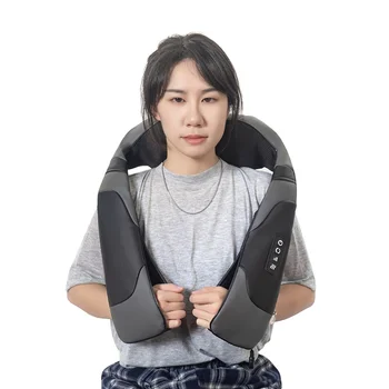 Умные беспроводные электрические тепловые шиацу-вибрационные шейные платки для массажа шеи и плеч и спины для подушки