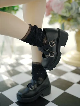 Обувь BJD / SD 1/4, Bear Sister, MSD, квадратный каблук с перекрестной пряжкой 1/6, аксессуары для маленьких кожаных кукол