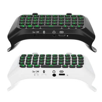 Клавиатура контроллера, совместимая с Bluetooth Мини-клавиатура, чат-панель с зеленой подсветкой, встроенный динамик для PS5 Elite Handle