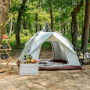 2-3 самодвижущиеся кемпинговые палатки на открытом воздухе для пикника, автоматические, легко устанавливаемые палатки, непромокаемые и солнцезащитные портативные палатки