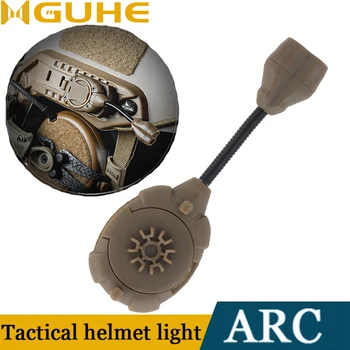 Фонарик для военного шлема, тактический маяк, переключатель MPLS, модульная система освещения персонала, двухрежимный фонарь для страйкбольного шлема.