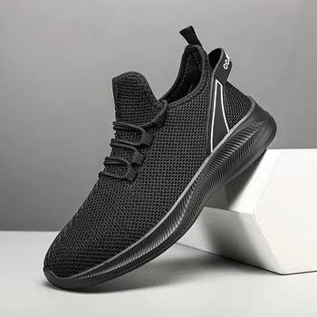 Новые легкие мужские кроссовки, дышащие кроссовки для бега, удобная повседневная обувь на шнуровке, мужская обувь Tenis Masculino