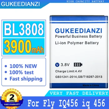 Оригинальный GUKEEDIANZI 3900 мАч Сменный Аккумулятор Для Fly IQ456 Iq 456 BL3808 BL 3808 Big Power Bateria Baterij Номер Отслеживания
