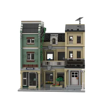 Классический набор 10278 Совместим с Новой кирпичной моделью MOC-112413 Street View Building • 2403 Детали, подарок для детей на День рождения