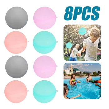 Впитывающий шарик, силиконовая игрушка для игры в бассейне и на пляже, Многоразовые креативные водяные шары, Летняя водяная бомба, сувениры для детей, Игры в водные бои
