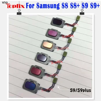 Touch ID для Samsung S9 Кнопка главного меню Гибкий кабель Лента G960 G965 Запасные части для Samsung S9 Plus Датчик отпечатков пальцев