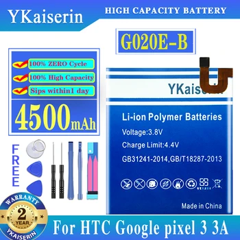 YKaiserin 4500mAh G020E-B Аккумулятор для HTC Google Pixel 3A Pixel 3lite Pixel 3 Lite Batteria Battery + Трек-код