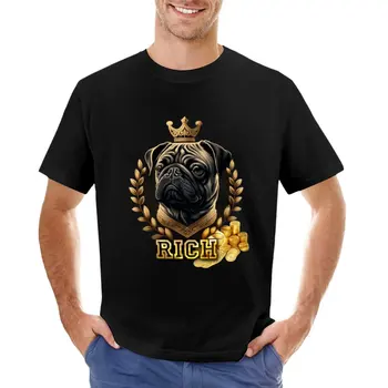 Богатая футболка, летний топ, футболки на заказ, рубашка с животным принтом для мальчиков, футболка для мужчин