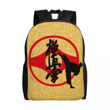 Изготовленные на заказ рюкзаки для киокуши каратэ, женские и мужские повседневные сумки для школы, колледжа, сумки для боевых искусств