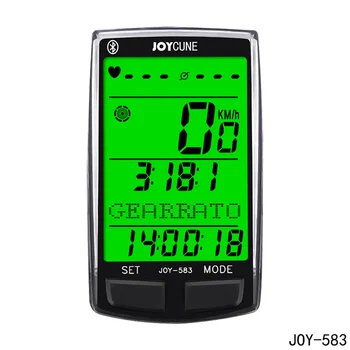 Восьмиязыковое беспроводное велосипедное устройство SD-583, Многофункциональные часы с кодом Bluetooth, Секундомер с подсветкой на большом экране, Многоязычный Секундомер