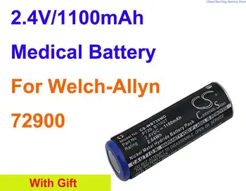Аккумулятор OrangeYu 1100mAh P729, B11027 для Welch-Allyn 72900