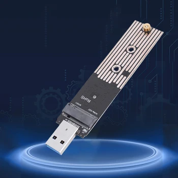 M.2 NVME SSD Адаптер USB3.1 Конвертер жесткого диска 10 Гбит/с Gen 2 SSD В USB Адаптер Plug and Play для Samsung Серии 970 960