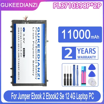 Сменный Аккумулятор GUKEEDIANZI PL3710398P * 2P 11000mAh Для Jumper Ebook 2 Ebook2 Se 12 Se12 4G Аккумуляторы Для ноутбуков