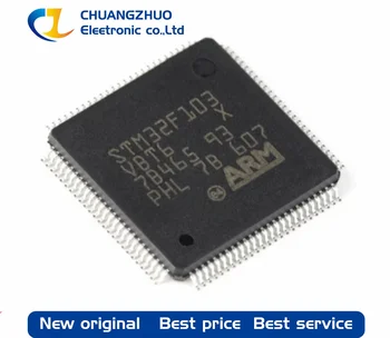 1шт Новых оригинальных микроконтроллерных блоков STM32F103VBT6 128KB ARM Cortex-M3 20KB 72MHz FLASH 80 LQFP-100 (14x14)