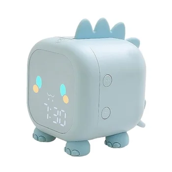 Детский будильник с милым динозавром, цифровой будильник для детей, прикроватные часы, детский тренажер для сна, ночник для пробуждения, Relojes