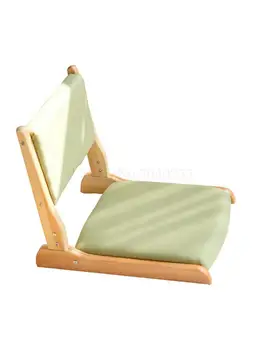 Японская подушка для стула татами, спинка стула из цельного дерева, складной стул для ленивых, без ножек, сиденье для кровати в общежитии и комнатный стул