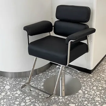 Парикмахерские кресла для наращивания ресниц, Эргономичные Парикмахерские кресла на колесиках, Мебель для салона красоты Cadeira Barbeiro YQ50BC