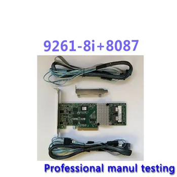 Для 9261-8I + 8087 PCI-E 6GB/S RAID-карта контроллера + 2шт от 8087 до 4 * SATA Хорошо протестирована Перед отправкой
