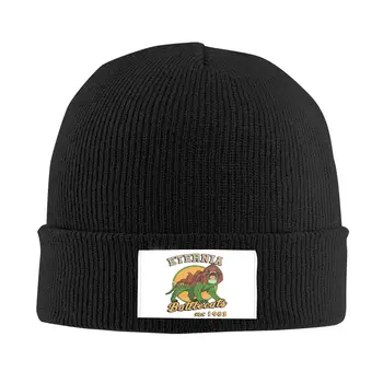 Вязаная шапка с логотипом, вязаная шапочка-бини, Хипстерская шапочка унисекс