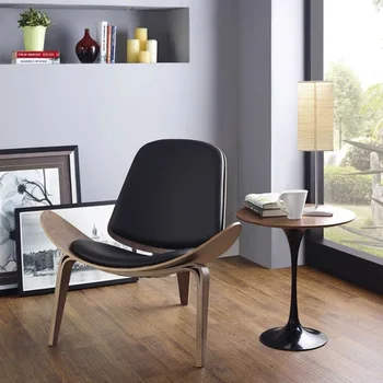 Датский дизайнерский стул в виде ракушки, стул с улыбкой, стул для отдыха в Скандинавии, Гостиная, Стул для спальни, Креативный стул для самолета, Общий офис
