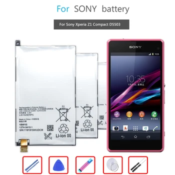 Аккумулятор мобильного Телефона Для Sony Xperia Z1 Compact Mini Z1mini D5503 M51w SO-04F Сменный Аккумулятор LIS1529ERPC 2300 мАч