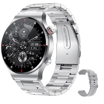 для Alcatel 1A Huawei Enjoy 7 1,28-дюймовые умные часы с Bluetooth-вызовом для мужчин с поддержкой спорта 2023 Новые женские смарт-часы с поворотными клавишами + коробка