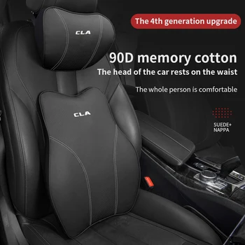 Автомобильная подушка для шеи, Регулируемый подголовник, 3D Подушки автокресла для деталей подголовника Mercedes-Benz Cla
