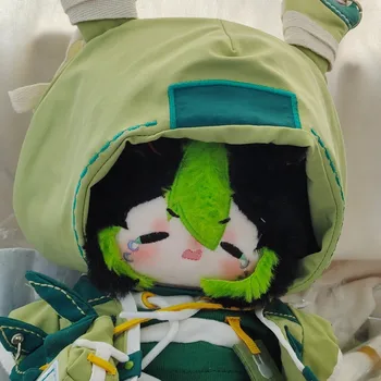 Игра Tighnari Genshin Impact Косплей Cry Cat 20 см Мягкие Уши Зверя Плюшевая кукла Милая одевалка Аниме Прекрасный Рождественский подарок