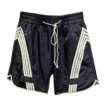 Шорты, японский бренд мужской моды, полосатые шорты в тон с обеих сторон, мужские летние спортивные костюмы свободного кроя.,
