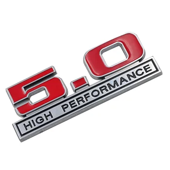 Замена для Ford 5 0 Высокопроизводительный Mustang GT 500 Фокус Mondeo Fiesta Автомобильная наклейка Эмблема Значок на багажник Наклейка