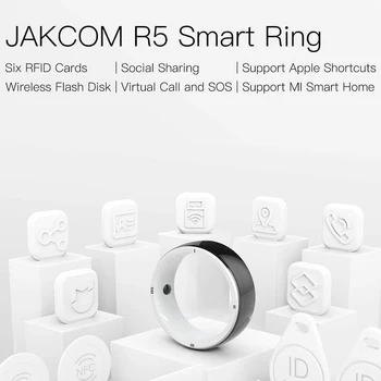 JAKCOM R5 Смарт-Кольцо 6 RFID-Карт Смарт-Носимое Устройство Часы NFC Wear для IOS Android Мобильный Браслет ПК Ewelink Switch Watch