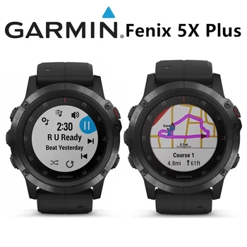 Оригинальные спортивные часы Garmin Fenix 5X Plus с GPS-датчиком кислорода в крови и частоты сердечных сокращений на открытом воздухе Новая международная многоязычная версия