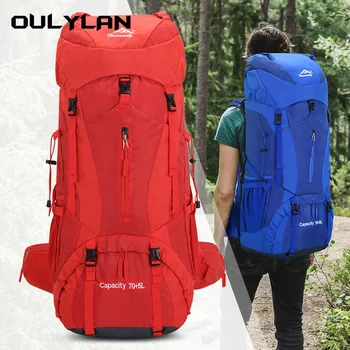 Рюкзак большой емкости 75 л, походная сумка для альпинизма, походная сумка для кемпинга, женская Мужская водонепроницаемая сумка для багажа