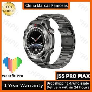 Новые оригинальные мужские смарт-часы JS5 PRO MAX с AMOLED-экраном круглой формы 1,43 дюйма, модель 466 *466, NFC, Bluetooth, полноэкранные смарт-часы