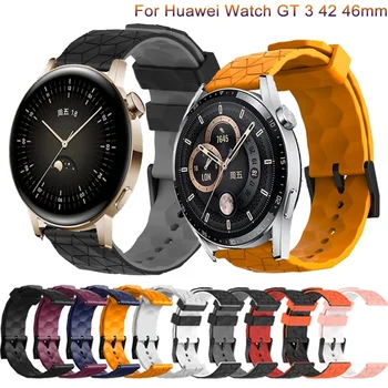 Силиконовые Ремешки Для Huawei Watch GT3 GT3 GT2 2 42 мм 46 мм Смарт-Часы Honor Magic watch Браслет Замена Ремешка Correa
