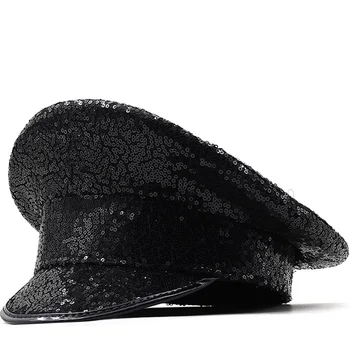 3 цветная Женская Мужская военная шляпа с блестками, сделай САМ, сержант, свадебная шляпа, шляпа для девичника, Шляпа для фестиваля, День Рождения капитана, Шляпа для моряка