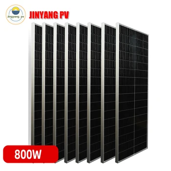 Жесткая солнечная панель мощностью 800 Вт 400 Вт, толщина 30 мм, зарядное устройство 18 В, гарантия 5 лет, твердая солнечная панель для дома