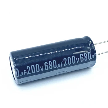 2 шт./лот 680 МКФ 200 В 680 мкФ алюминиевый электролитический конденсатор размером 18*50 200 В 680 МКФ 20%