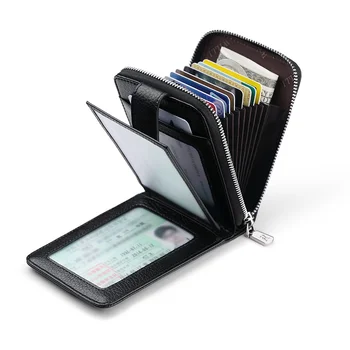 Короткий держатель для карт из воловьей кожи, мужская многофункциональная сумка, зажим для удостоверения личности, персонализированный бумажник для водительских прав
