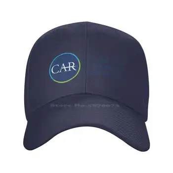 Логотип Центра автомобильных исследований, Модная качественная джинсовая кепка, вязаная шапка, бейсболка
