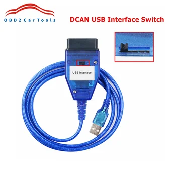 Новый дизайн для BMW чип INPA DCAN K + CAN FTDI USB диагностический интерфейс OBD2 USB Совместим с серией BMW