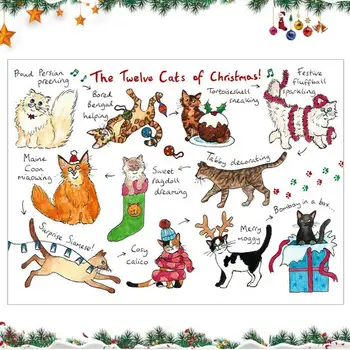 Рождественские открытки с животными 