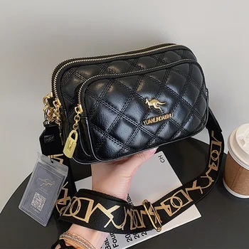Женская сумка через плечо 2023 года, новая повседневная сумка через плечо из мягкой кожи, роскошный дизайн, женская квадратная сумка, кошелек, сумка для мобильного телефона