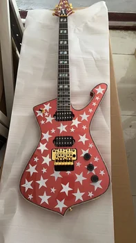 Гитара Red Ice-man I. baneZ White stars на заказ Бесплатная доставка В наличии